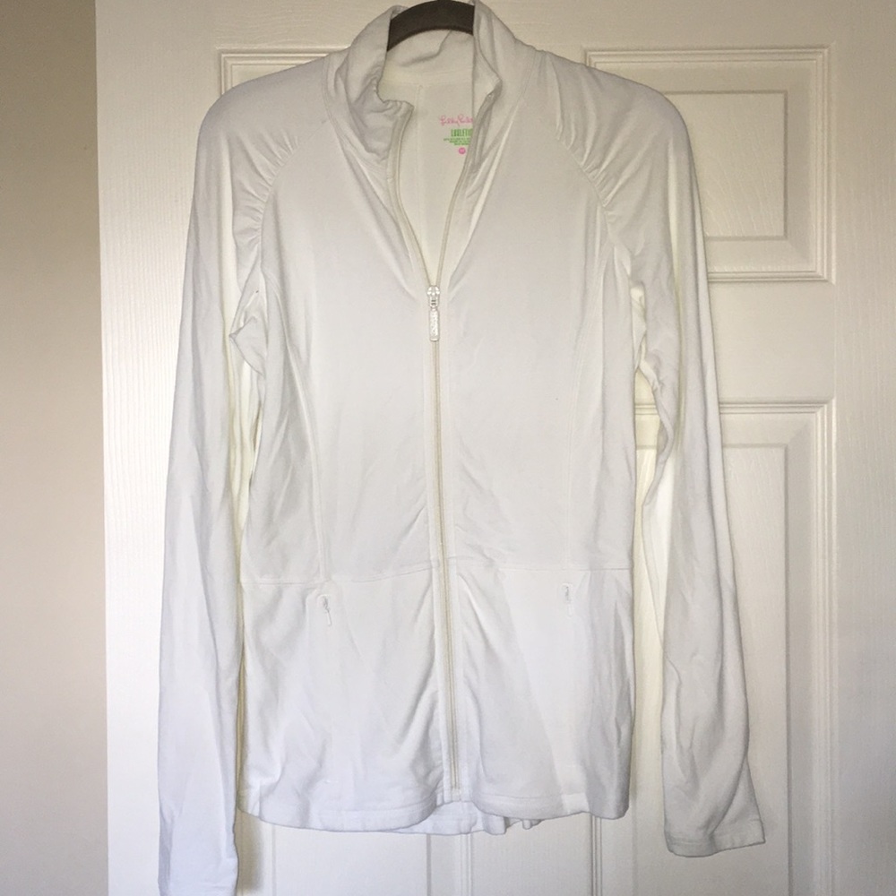 Lily Pulitzer luxletic thin zip sweater